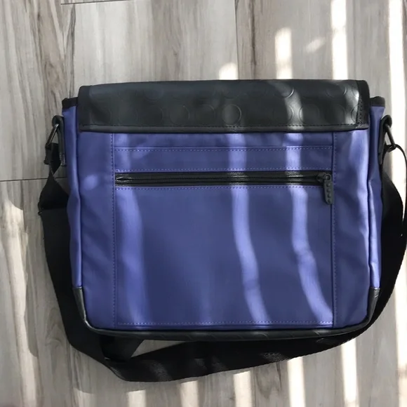 RARE | DOT-DROPS Laptop Bag Blue Black - Picture 5 of 17